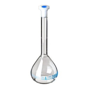 Matraz Aforado con Tapón de Plástico