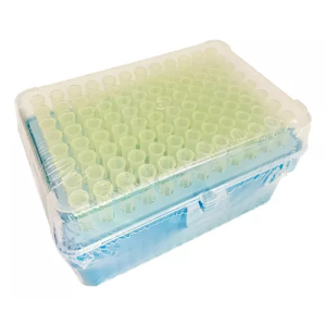 Rack Con 96 Puntas Amarillas De Micropipeta