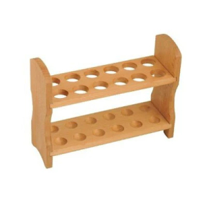 Gradilla De Madera 18-20 Mm Con 12 Posiciones